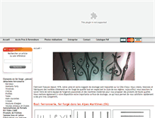 Tablet Screenshot of bosi-laforgeartistique.com